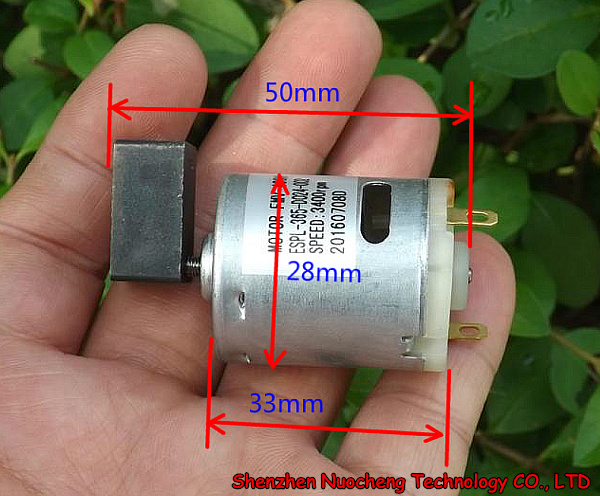 

Brand new 365 vibrating motor 24V 3400RPM message motor 28*33mm carbon brush motor