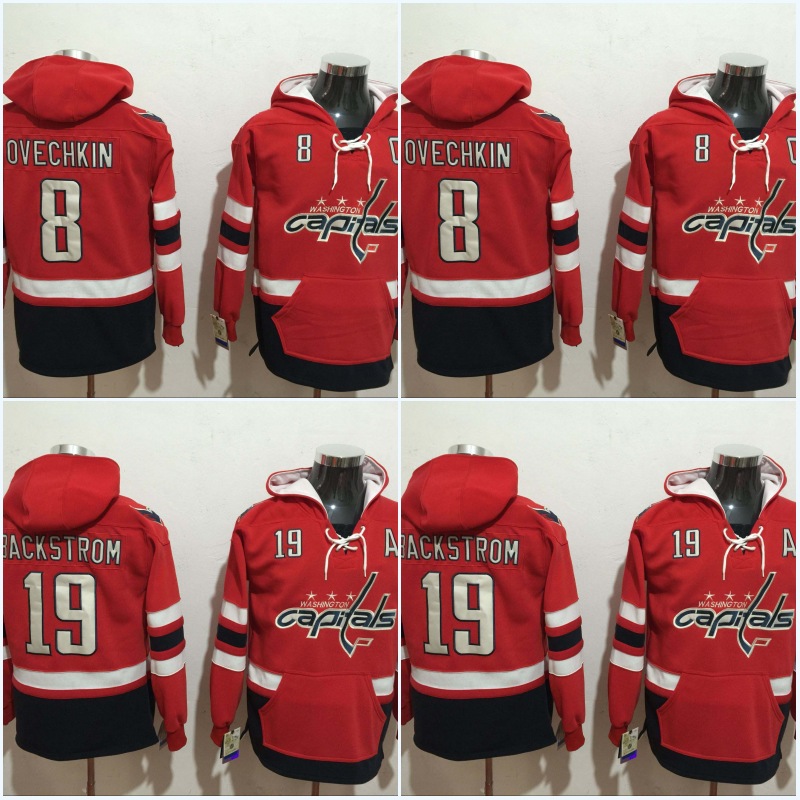

Mens Washington Capitals Jerseys 77 T.J. Oshie 8 Alex Ovechkin 19 Nicklas Backstrom Hoodies Jerseys Sweatshirts, 19 red
