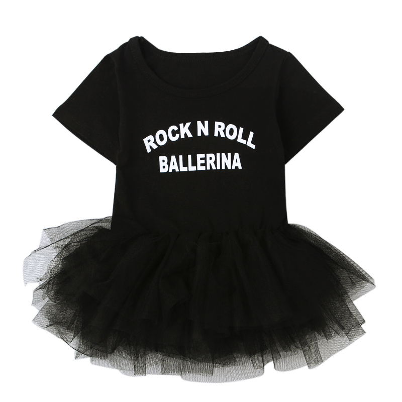 

2017 Summer style dress for girls lace tutu princess party costume Ballet Ruffle Silk dresses kids clothes vestido meninas DS40, Black