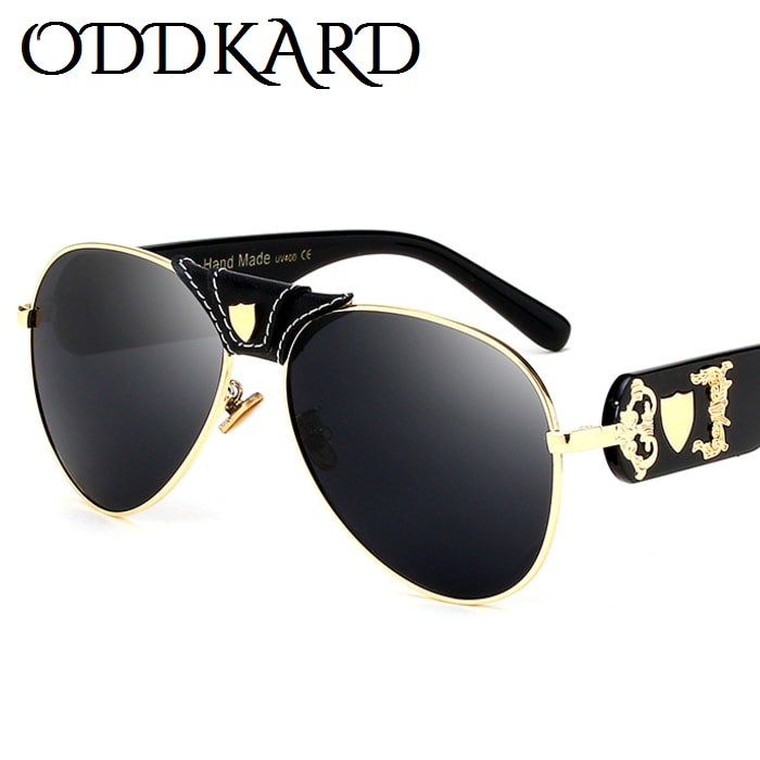 

ODDKARD Luxury Classic Fashion Sunglasses For Men and Women Famous Brand Designer Pilot Sun Glasses Oculos de sol UV400, White;black