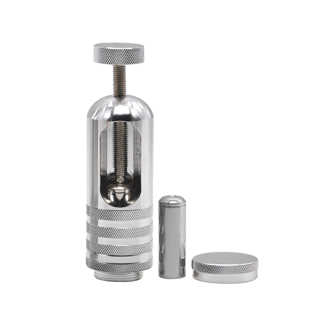 

1pc metal Pollen Press Presser Compressor herb grinder Tobacco Spice Crusher Grinder rolling machine snuff snorter