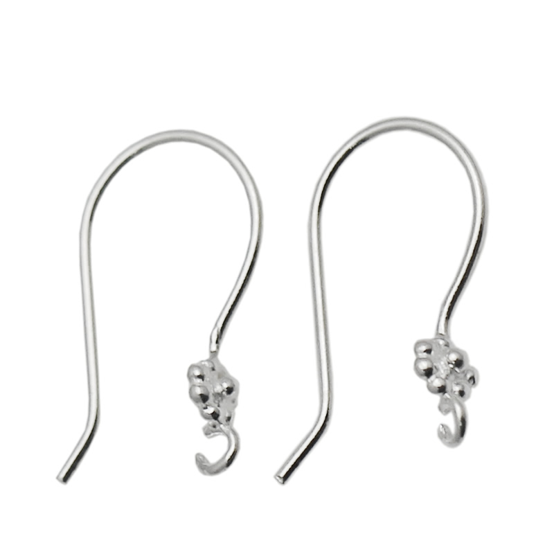 

Beadsnice 925 Sterling Silver Fishhook Earring Wires Metal Earring Findings Handmade Earrings for Girlfriends ID 34931