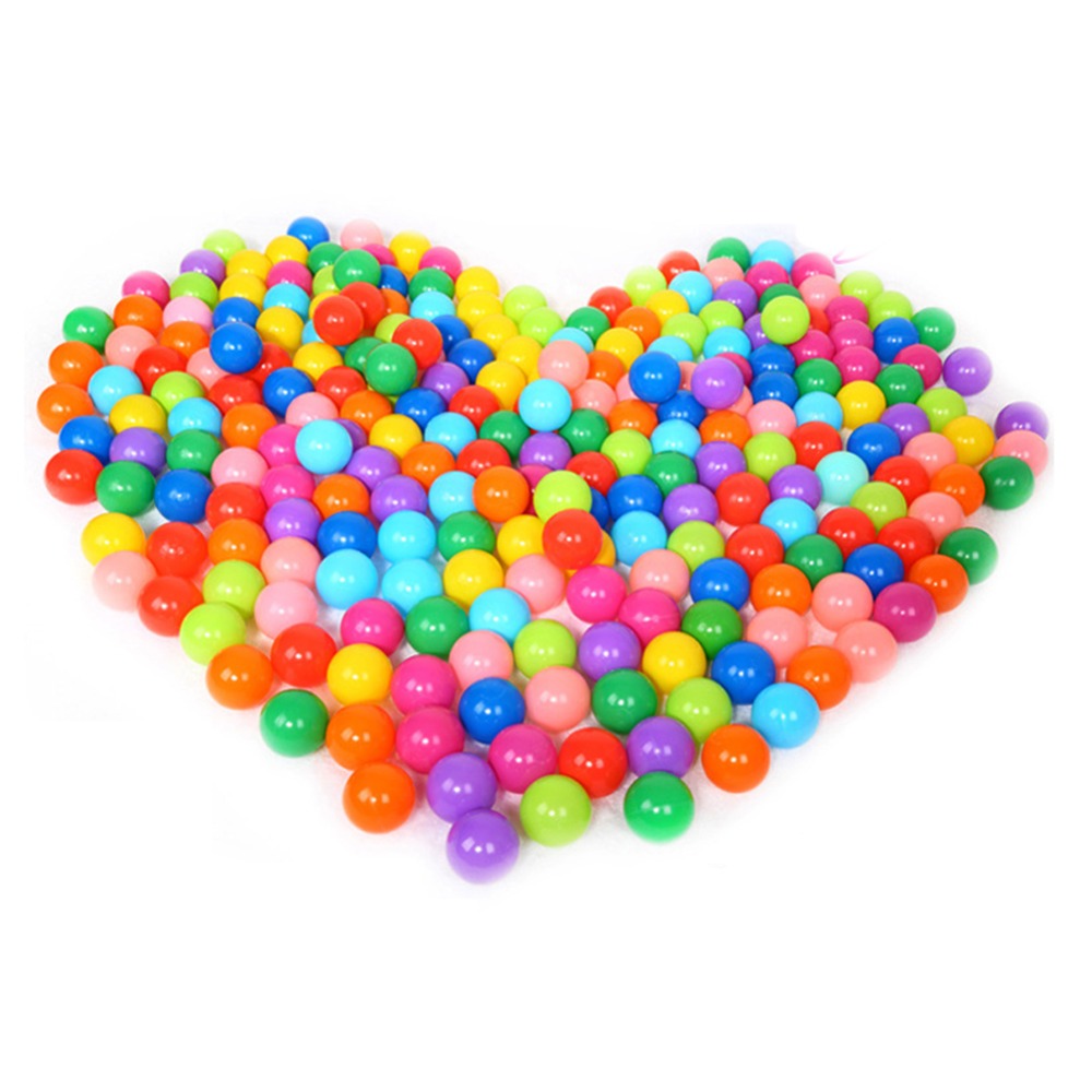 200 Stücke Bunte Weiche Wasser Pool Ocean Wave Ball Outdoor Sport Baby Spielzeug