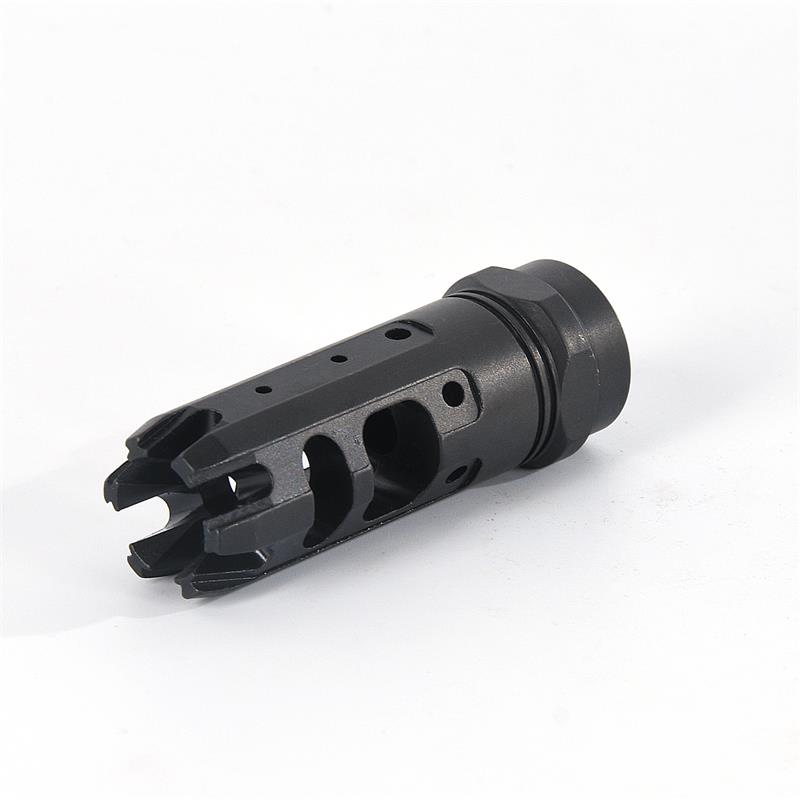 

.223 5.56 1/2x28RH Threads Muzzle Brake Recoil Reducer Compensator with Crush Washer and jam nut