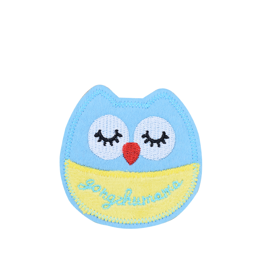 

10PCS Cute Owl Cartoon Patches for Clothing Bags Iron on Transfer Applique Patch for Jeans Sew on Embroidery Patch DIY, Black