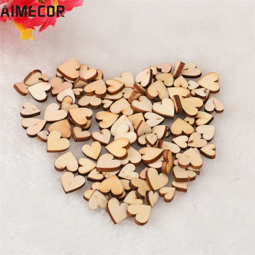 wooden craft hearts bulk