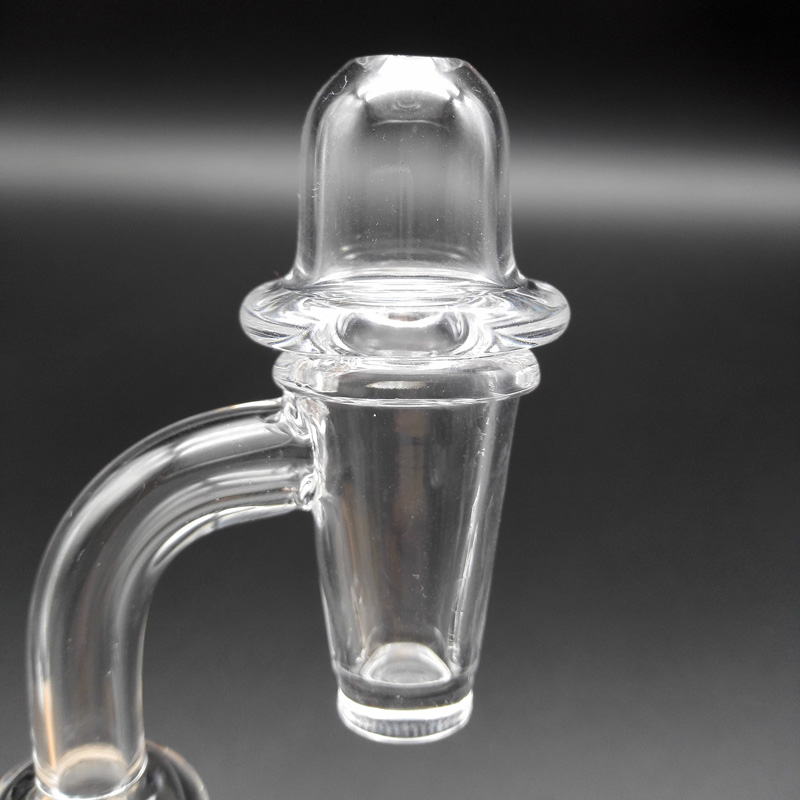 

New Conical Quartz Banger Nail + UFO Carb Cap With Female Male 10mm 14mm 18mm Domeless Quartz Bangers Nails For Oil Rigs Glass Bongs