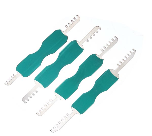 

high quality Locksmith Supplies 4pcs picks for Padlock comb Lock pick set household locksmith tool stainless steel