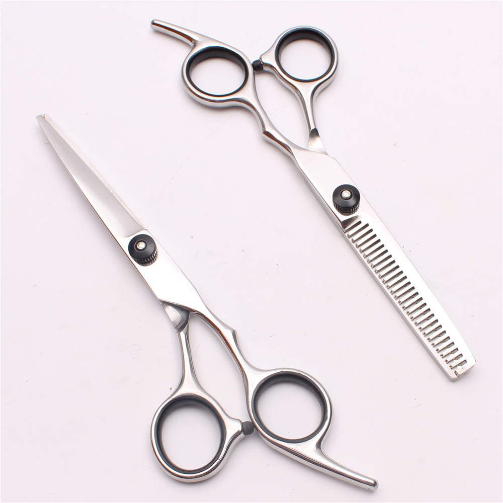 

6'' 440C Black Screw cCustomized Logo Professional Human Hair Scissors Cutting or Thinning Shears Barber"s Hairdressing Styling Tools C1001