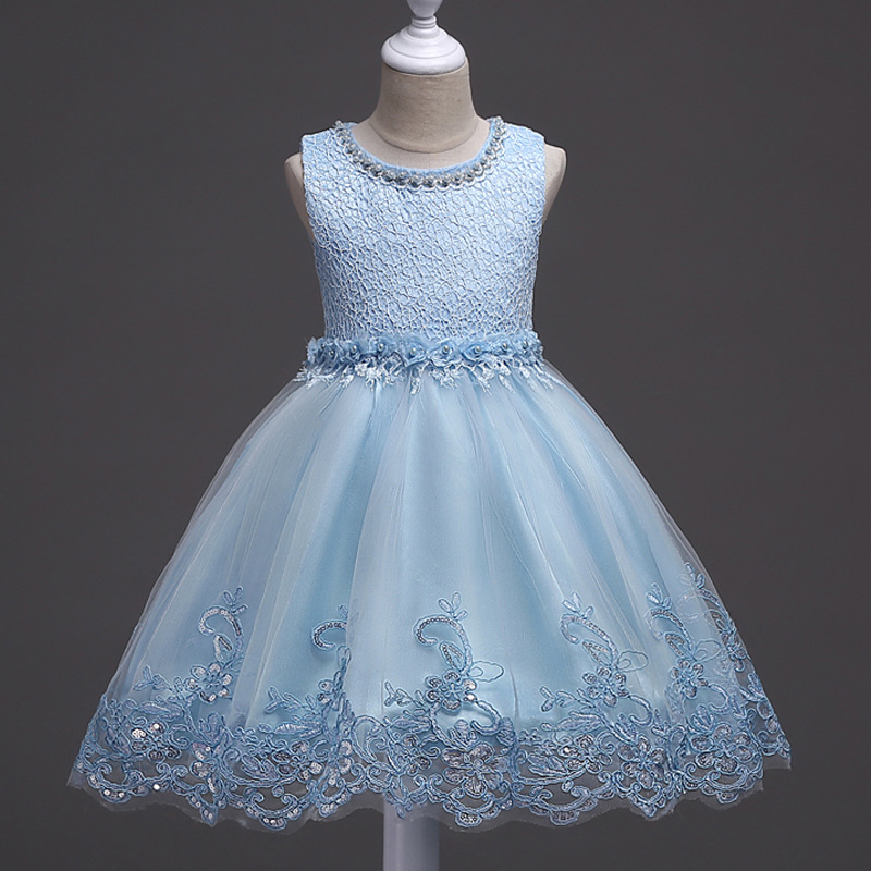

girl dress children clothing lace party kids girl clothes summer fashion flowers evening dresses for girls, Purple