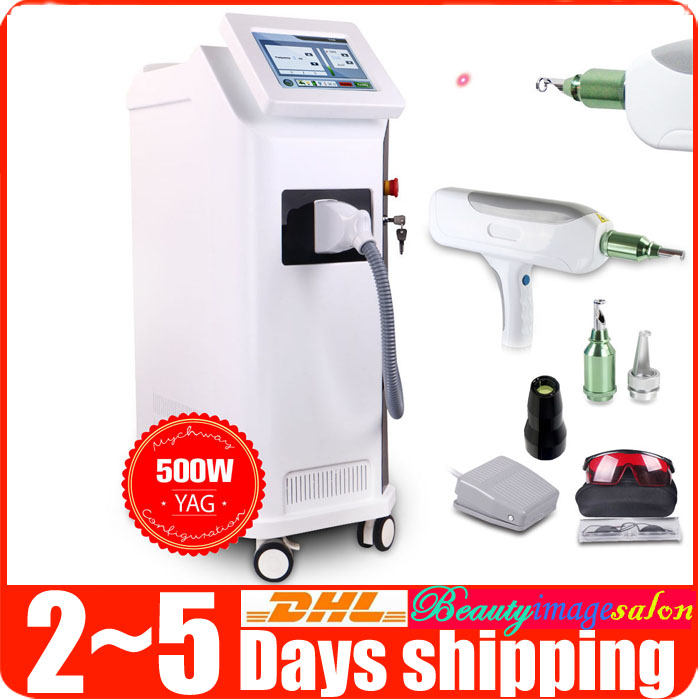 

Floor Standing Red Target Light 500W Q Switched ND Yag Laser Tattoo Removal Spots Removal Beauty Machine Salon