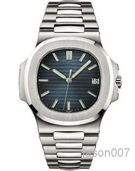 wholesale luxury high quality automatic watch blue dial stainless steel nautilus watches