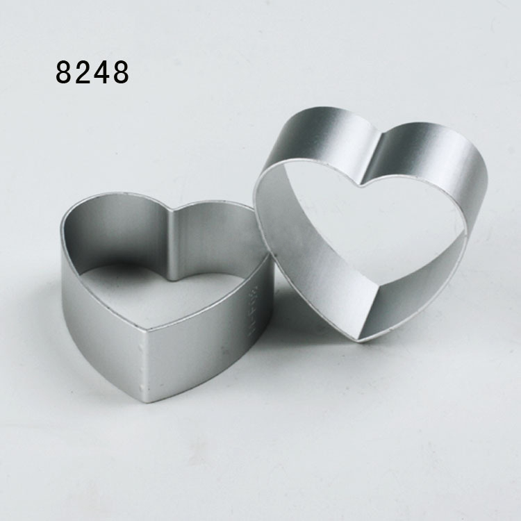 Gros-Mini forme de coeur en alliage d'aluminium Biscuits/Fruits/légumes/toast cutter moule à biscuits moule à pouding LIVRAISON GRATUITE