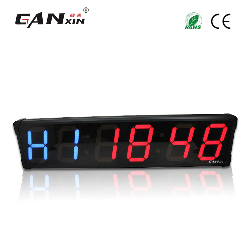 [GANXIN]8 inch large Gym Fitness Timer Cross Fit Interval Training Electric Timer Adjust Brightness Pro Garage Edition Wall Timer-image-404176316
