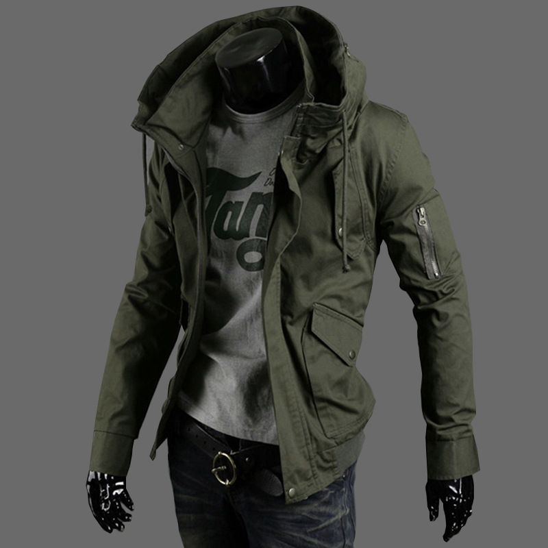 

Fall-2016 hot Brand winter jacket men Plus velvet warm wind parka plus size black hooded Outdoor sport winter coat men
