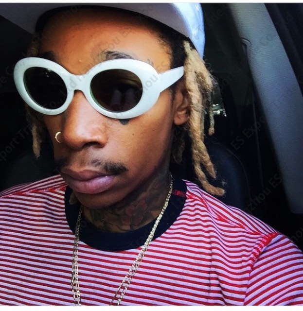 

G-Dragon Same Sunglasses Colorful Frame Hip Hop Round Frame Sun Glasses Vintage Designer