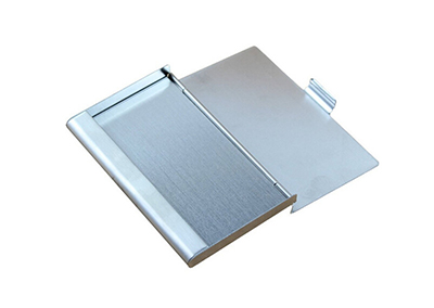 

Wholesale-9.3x5.7x0.7cm Business ID Case Metal Fine Box Holder Stainless Steel Pocket