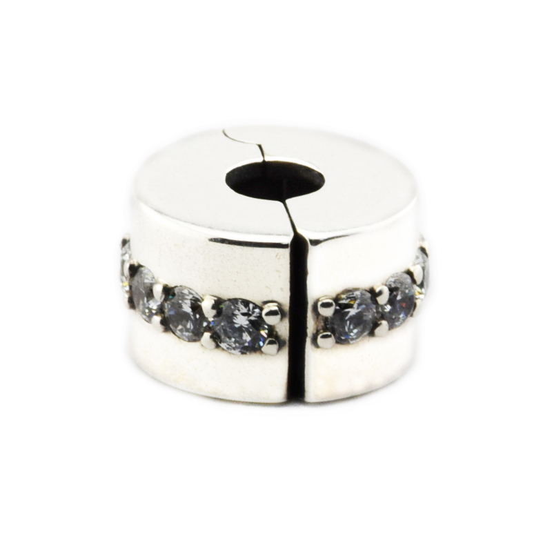 Convient pour Pandora Bracelet 100% en argent Sterling 925 perles clip Shint Path, CZ clair charms bricolage 2016 plus récent bijoux Autumen 1 PC