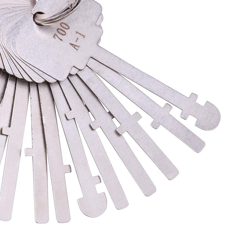 

2017 New KLOM Warded Pick Set 40PCS Keys Ward Lock Keys Warded Lock Skeleton Key Warded Keys Unlock Tools for Professional Locksmith