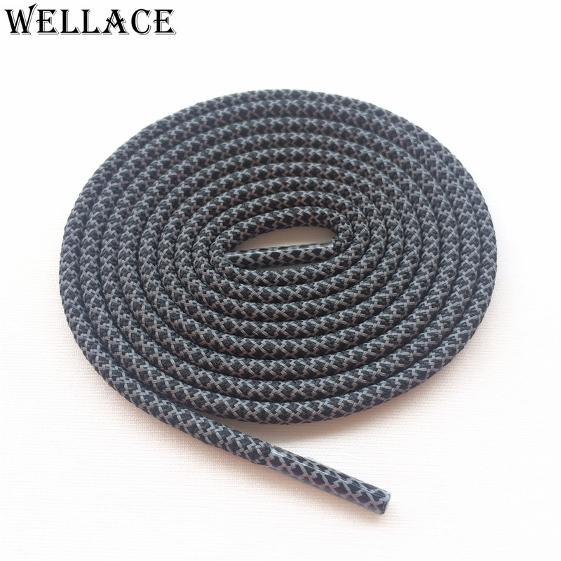 

Wellace Round Rope 3M laces Visible Reflective Runner Shoe Laces Safty Shoelaces Shoestrings 120cm for boots basketball shoes
