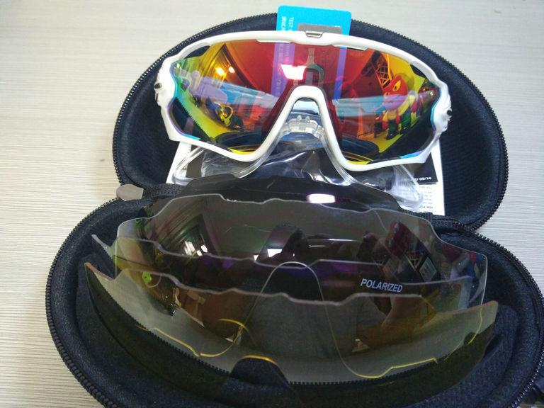 

2018 16 Colors Fashion Sun Glasses With 4 Lens Brand Polarized Jawbreaker Sunglasses For Men Women Sport Cycling Bicycle Mens Sunglasses, Brown