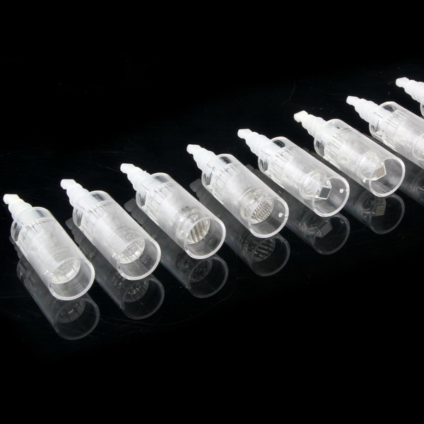 

50pcs derma pen cartridges electric derma stamp 9/12/36 needles dermapen needle cartridge micro needle derma roller replacment head