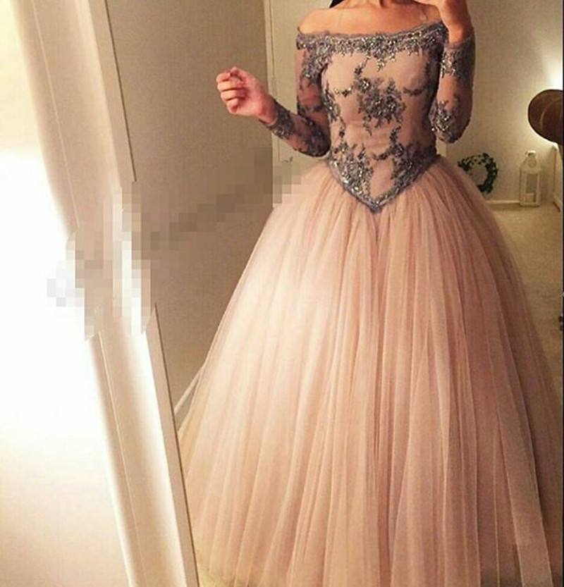 drop waist ball gown prom