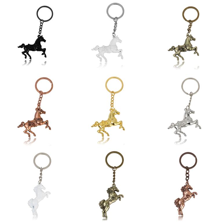 New arrival Creative Key Chain Pony Straps Birthday Horse Key Chain Warrior Mark KR345 Keychains mix order 20 pieces a lot