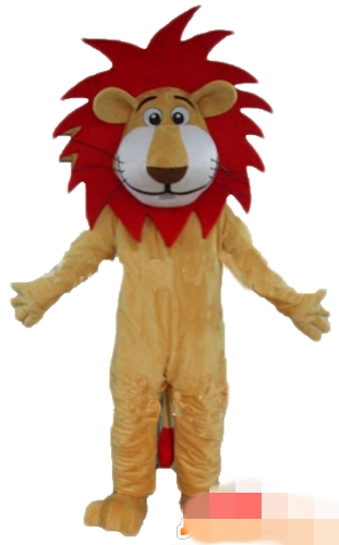 

Custom lion mascot costume free shipping, Yellow