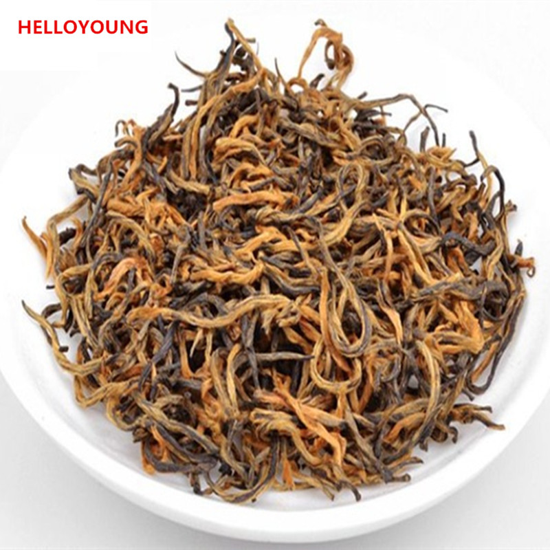 

Preference 250g Chinese Organic Black Tea Wuyi Jinjunmei Gold Eyebrow Red Tea Health Care New Cooked Tea Green Food Factory Direct SalesBulk