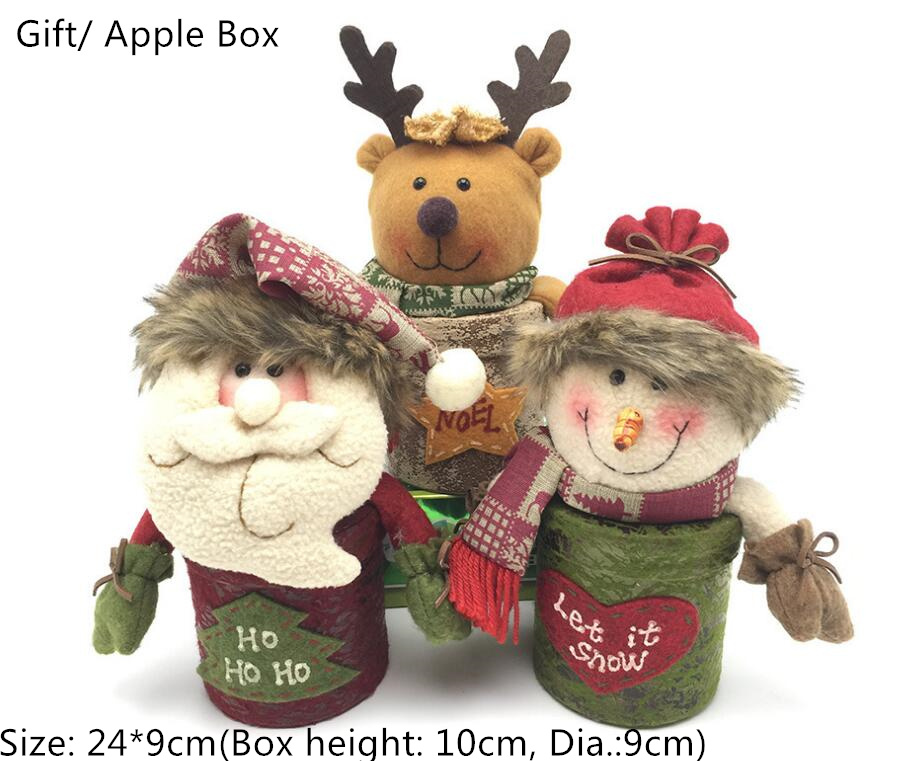 

Christmas Eve Apple Gift Box Christmas Festival Candy Case Creative Gifts YXT 003