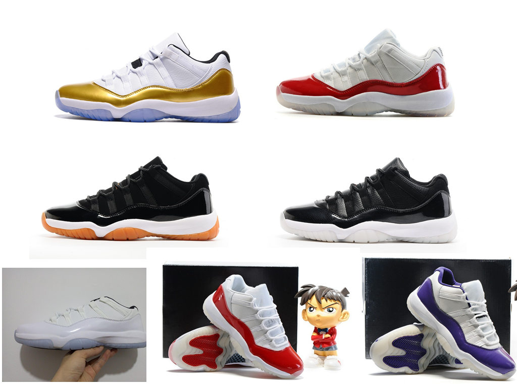 

11s low Varsity Red Mens basketball shoes Legend blue gold medal Women 11s Sports Shoes men Sneakers Athletics Shoes trainer 11 Navy GUM, Color 6 men