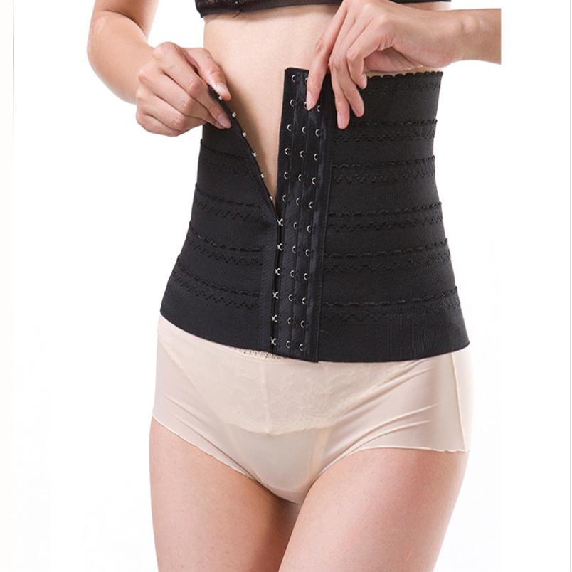 

Wholesale-Newly Design Women Female Hot Waist Tummy Girdle Belt Black Body Shaper Underbust Control Corset 160225