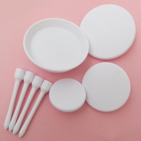 4pcs Cake Cupcake Tray Stand Flower Nails Set Icing Cream Sugarcraft Decor JJ