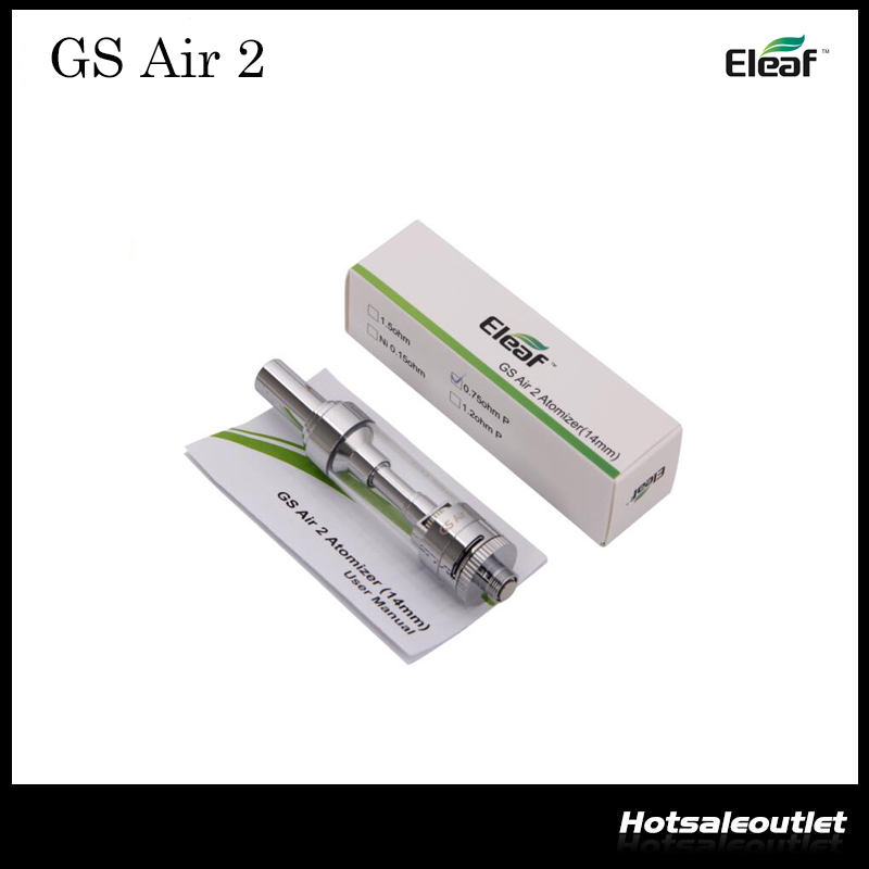 

Authentic Eleaf GS Air 2 Atomizer 14mm 2ML Capacity for iStick Basic