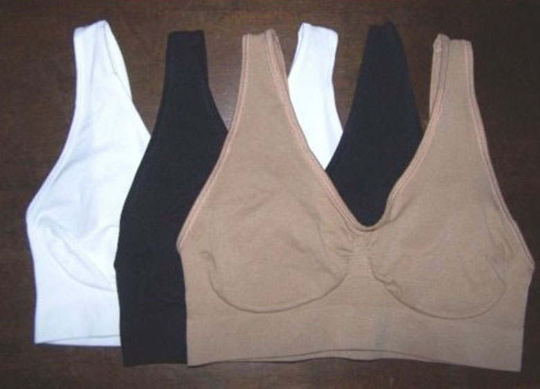 

Wholesale lady's Yoga sports vest Spring Summer Women Seamless AHH Bra Push Up running bra OPP bag pack, Nude