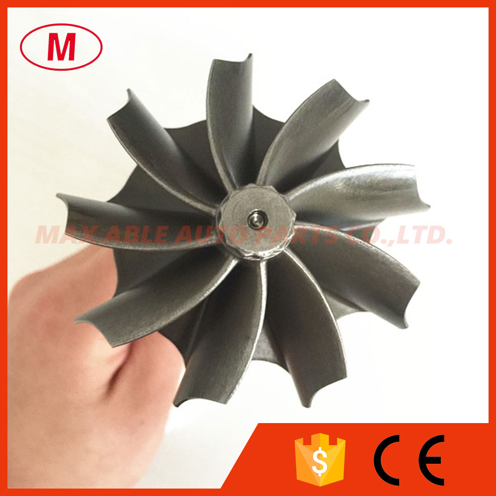 TD06HR 58.8 / 67,2 mm 9 lames Roue turbo inverse / roue d'arbre de turbine / roue turbine