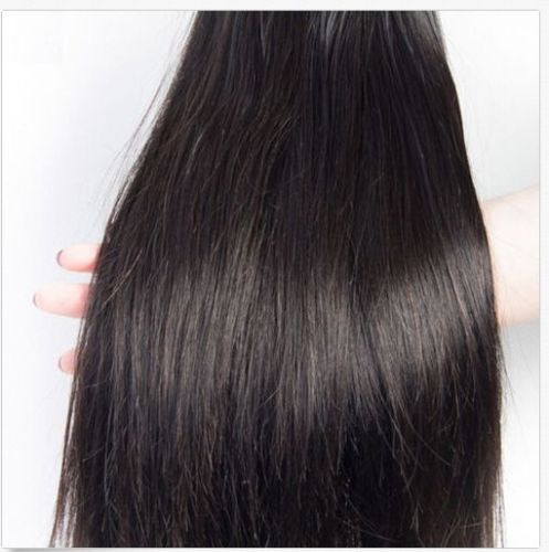 

6A!! brazilian Peruvian indian Malaysian Hair Extensions straight Double Weft No Shedding NO Tangle Durable 95g 4pcs