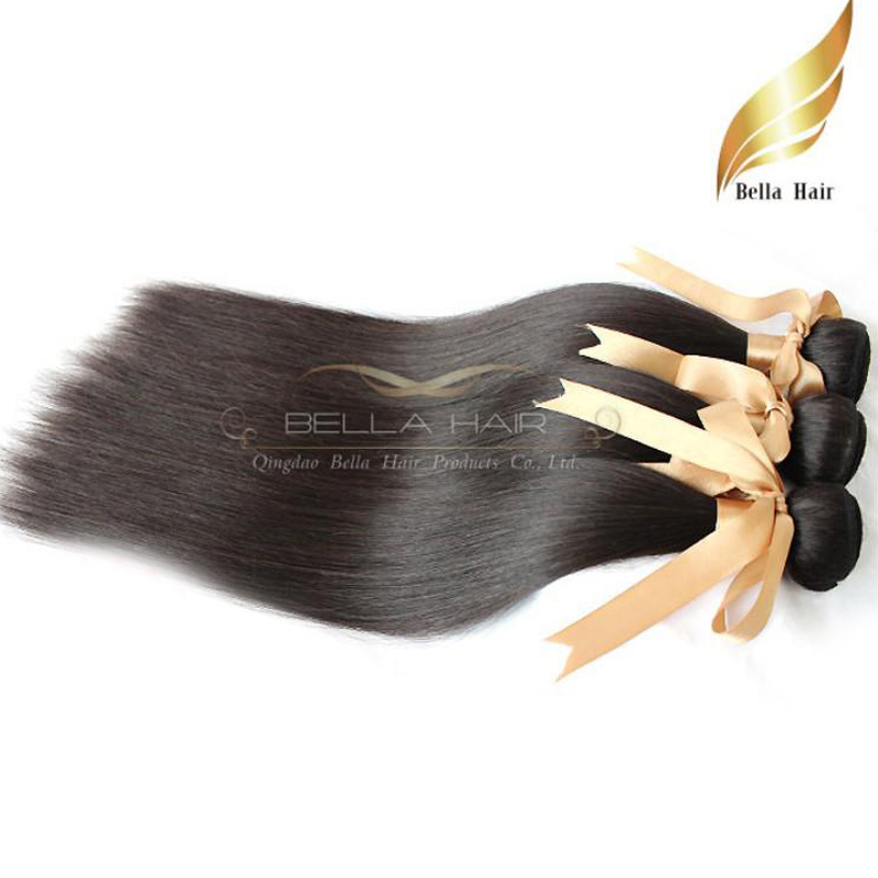 

10 34 100 peruvian straight weave hair 3pcs lot human hair bundles extensions natural color bellahair