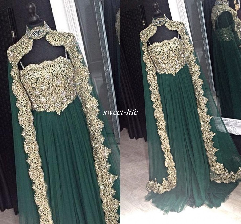 kaftan cape dress