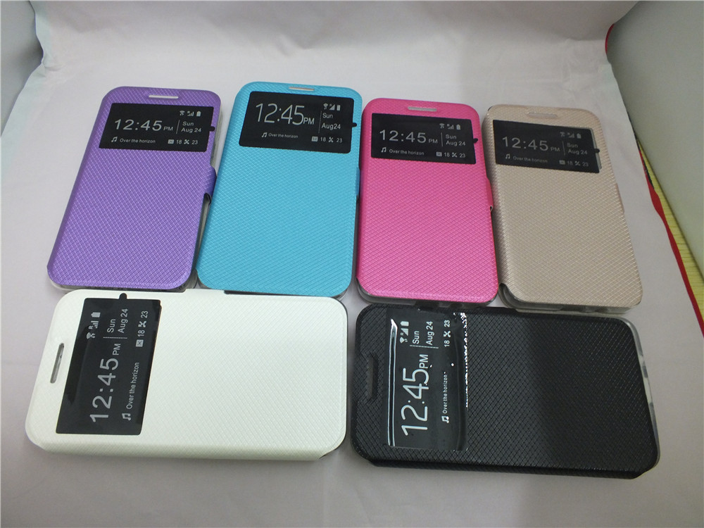 funda protectora funda Funda Samsung Galaxy Mini s5 funda FLIP CASE celular plegable bolsa