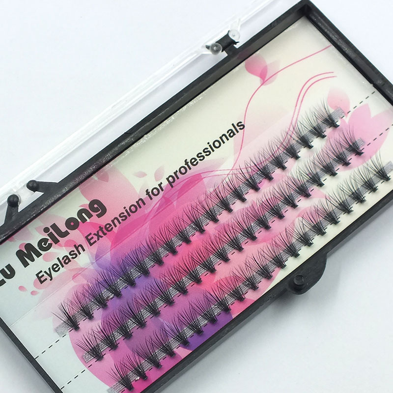 New Protein Silk Grafting False Eyelashes Naturals Individual Lashes Extension Professional Makeup Fake Eyelash Black 8mm 9mm 10mm 11mm 12mm-image-381545198