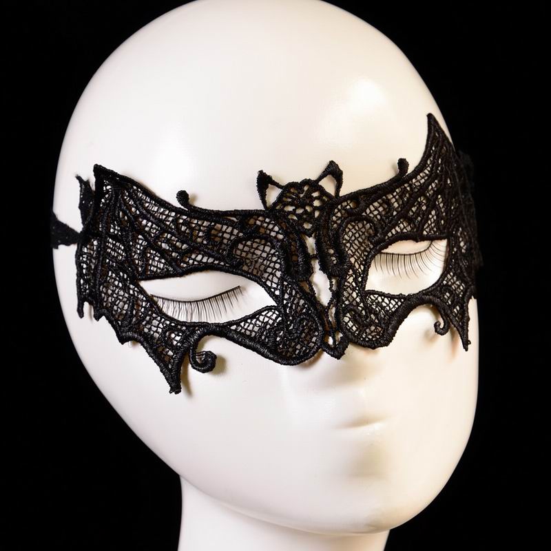 

DHL Free Shipping,Halloween Masquerade Sexy Lady Lace Mask Bat Mask Party Black