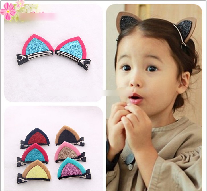 cat ear barrettes