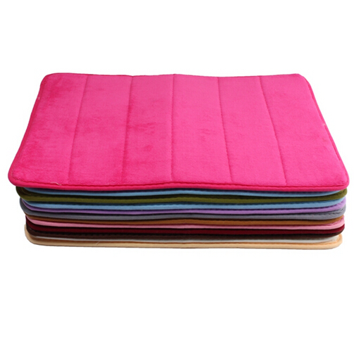 

Wholesale 40x60cm Bath Mat Bathroom Bedroom Mats Memory Foam Rug Shower Carpet for Bathroom Kitchen Bedroom