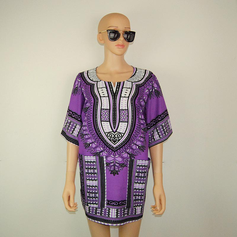 

Boho Women Summer Dress Hippie Punk Traditional Dashiki Top Shirt Dresses for African Clothing Plus Size