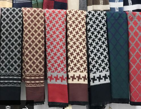 

2017 cotton blend mens scarf neck scarf gift 10 pcs mixed #3601