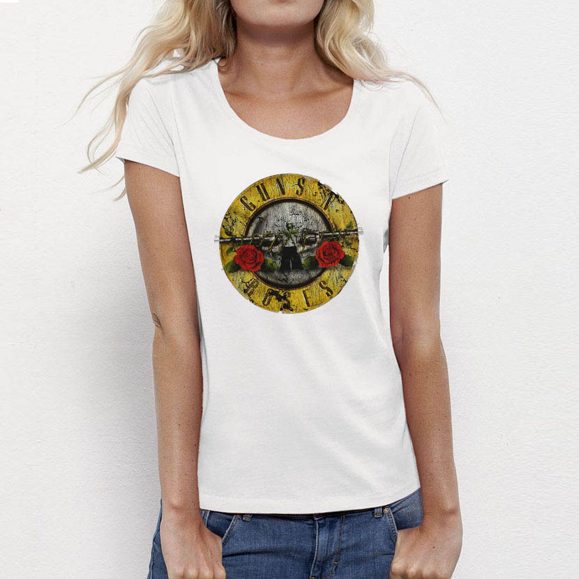 Wholesale Usaprint Clothing Guns N Roses Rock Roll T Shirts Women