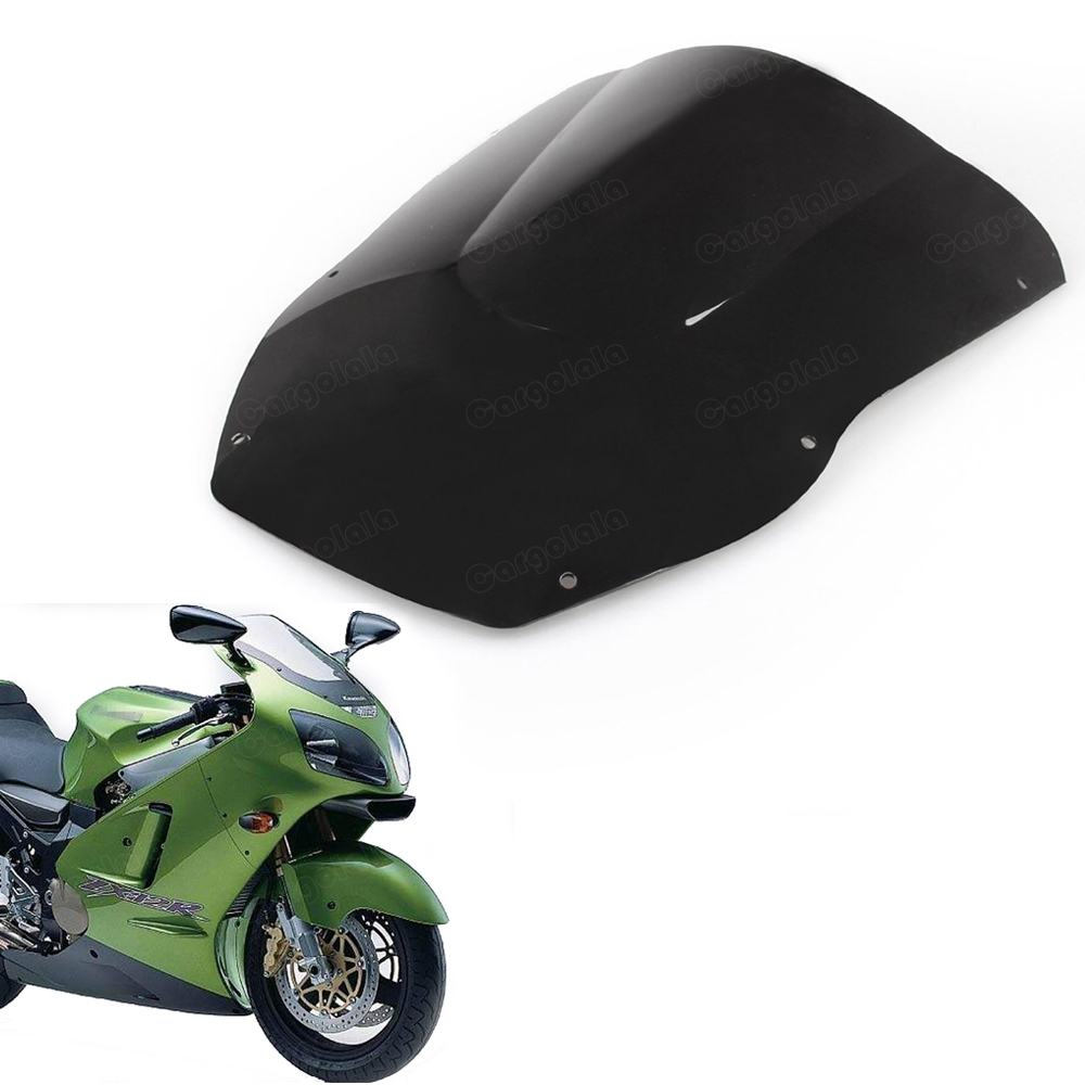 Bouclier pare-brise ABS neuf pour Kawasaki Ninja ZX12R 2000-2001 moto noir