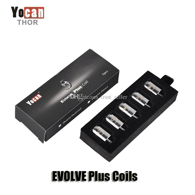 

100% Original Yocan Evolve Plus Evolve-D Regen Replacement Coil Head QDC QTC Quatz Dual Triple Atomizer Core Ceramic Donut Coils For Vaporizer Kit